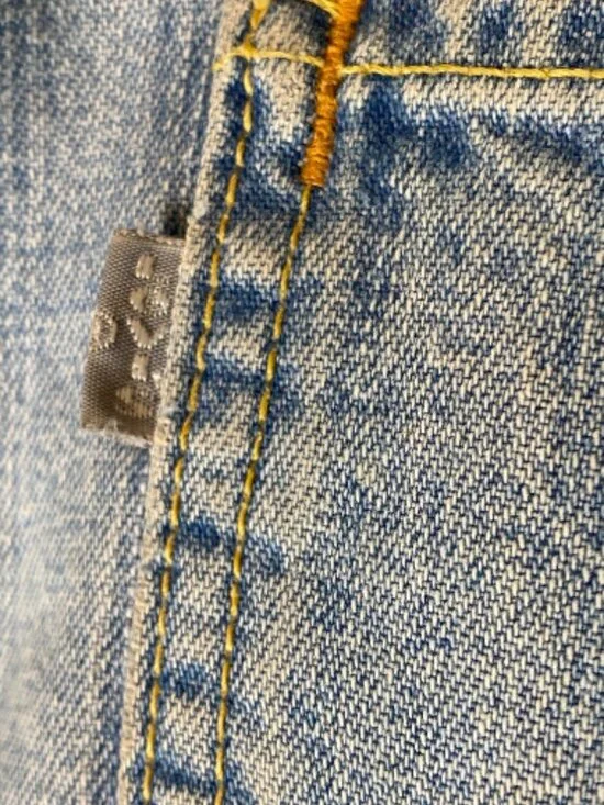 VTG Levi's SilverTab Relaxed Fit Jeans Light-Wash Blue Sz 30x32 #160K - Picture 7 of 10